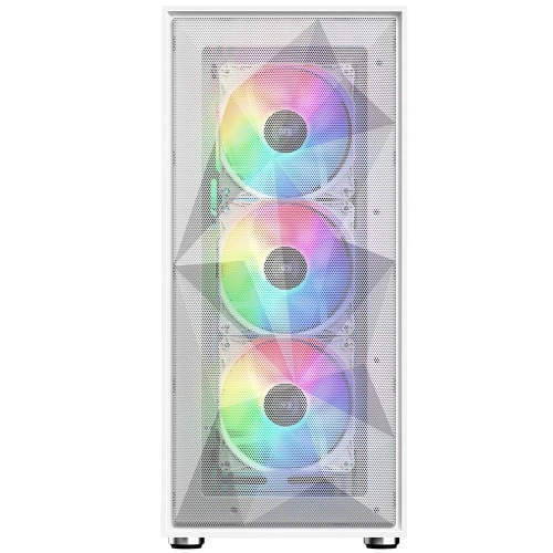 PowerBoost PB-P3509BW USB 3.0, ATX Mesh, ARGB Fan, Beyaz Kasa (PSU yok)