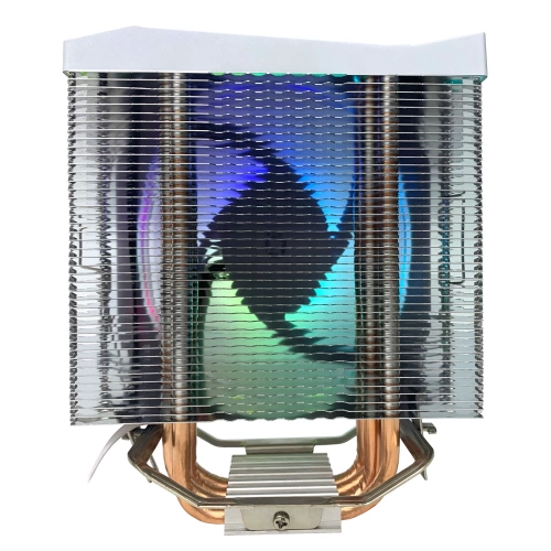 RAMPAGE OCTAGON C50 BEYAZ 57CFM 1800RPM 12CM ARGB AM5/LGA1700 UYUMLU HAVA SOĞUTMALI CPU FAN