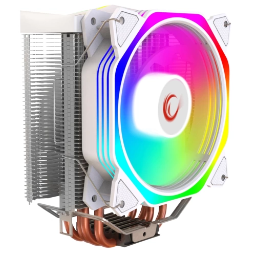 RAMPAGE OCTAGON C50 BEYAZ 57CFM 1800RPM 12CM ARGB AM5/LGA1700 UYUMLU HAVA SOĞUTMALI CPU FAN