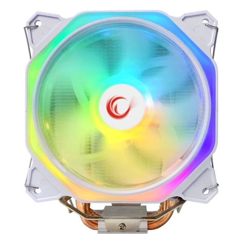 RAMPAGE OCTAGON C50 BEYAZ 57CFM 1800RPM 12CM ARGB AM5/LGA1700 UYUMLU HAVA SOĞUTMALI CPU FAN