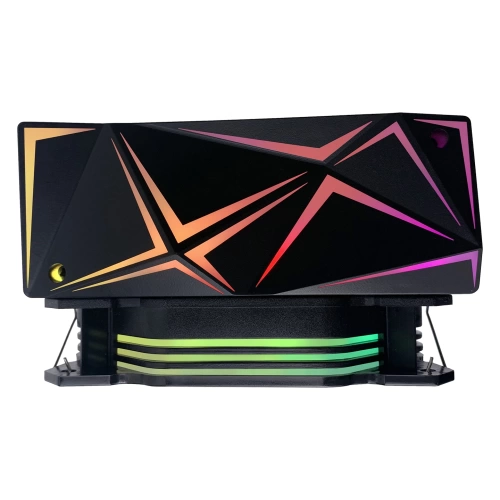 RAMPAGE OCTAGON C50 SİYAH 57CFM 1800RPM 12CM ARGB AM5/LGA1700 UYUMLU HAVA SOĞUTMALI CPU FAN