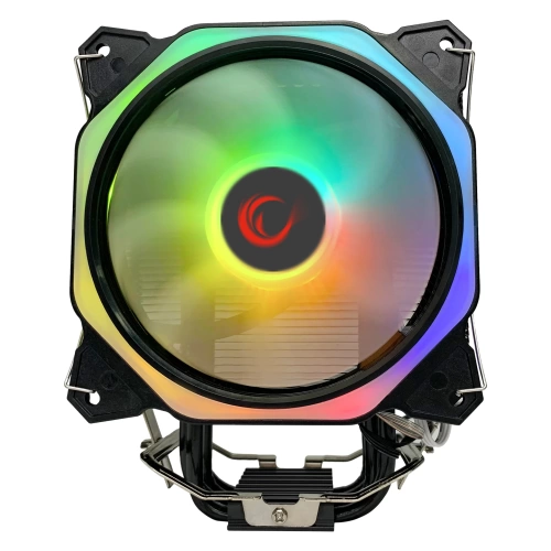 RAMPAGE OCTAGON C50 SİYAH 57CFM 1800RPM 12CM ARGB AM5/LGA1700 UYUMLU HAVA SOĞUTMALI CPU FAN