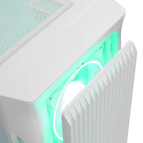 RAMPAGE PROLIX MESH 650W 80+ BEYAZ 4*12CM ARGB FAN MANYETİK TEMPERLİ CAMLI ATX MİD-T GAMİNG OYUNCU KASASI