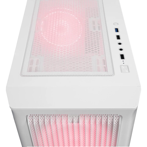 RAMPAGE PROLIX MESH 650W 80+ BEYAZ 4*12CM ARGB FAN MANYETİK TEMPERLİ CAMLI ATX MİD-T GAMİNG OYUNCU KASASI