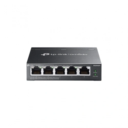 TP-LINK ES205GP 5 PORT YÖNETİLEBİLİR 65W POE SWITCH