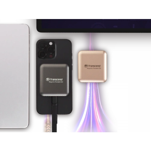 Transcend ESD420 Portable 1TB MagSafe Bej SSD (TS1TESD420G)