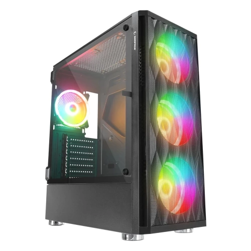 X-Horse   850W   80+   4*12CM Argb   Fan+Kontrolcü Manyetik   Temperli   Camlı Mid-T   Gaming   Oyuncu   Kasası
