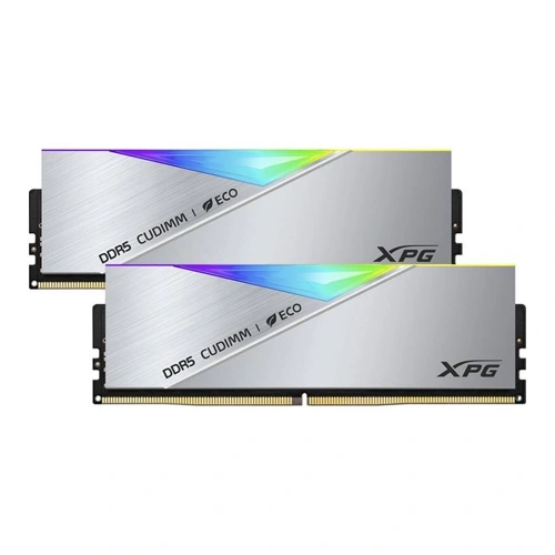 XPG Lancer Silver RGB CU-DIMM DDR5-8400Mhz CL40 48GB (2x24GB) Dual Kit (40-52-52) 1.40V