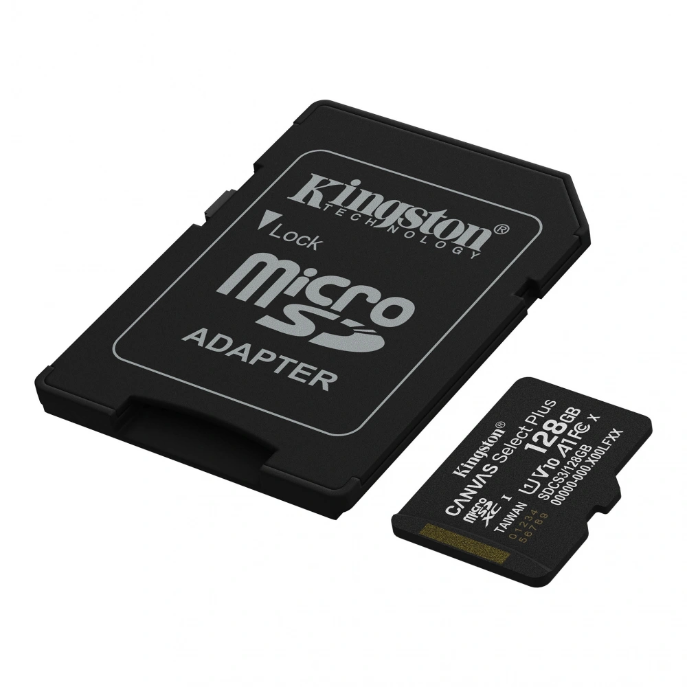 128GB KINGSTON MICROSD CANVAS SELECT PLUS A1 SDCS3/128GB