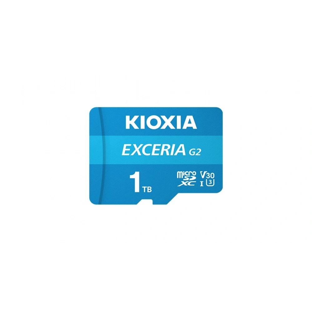 1TB KIOXIA EXCERIA G2 MICRO SDXC U3 V30 4K 100 MB/s LMEX2L001TG2
