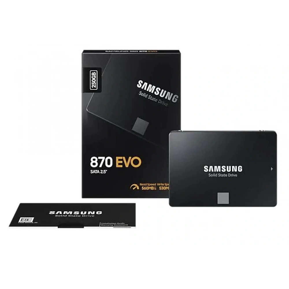 250GB SAMSUNG 870 560/530MB/s EVO MZ-77E250BW SSD