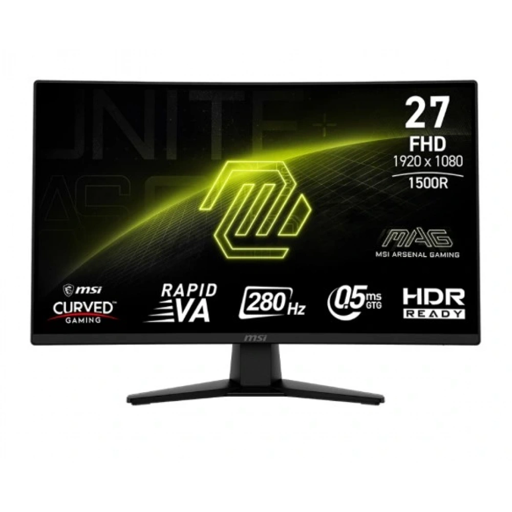 27 MSI MAG 274CXF 0.5MS 280HZ ADAPTIVESYNC FHD