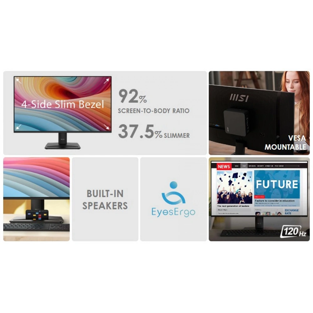 27 MSI PRO MP275 E2 1MS 120HZ IPS ADAPTIVE-SYNC