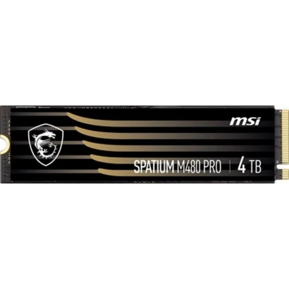 4TB MSI SPATIUM M480 PRO PCIE 4.0 NVME M.2 7400/7000MB/s