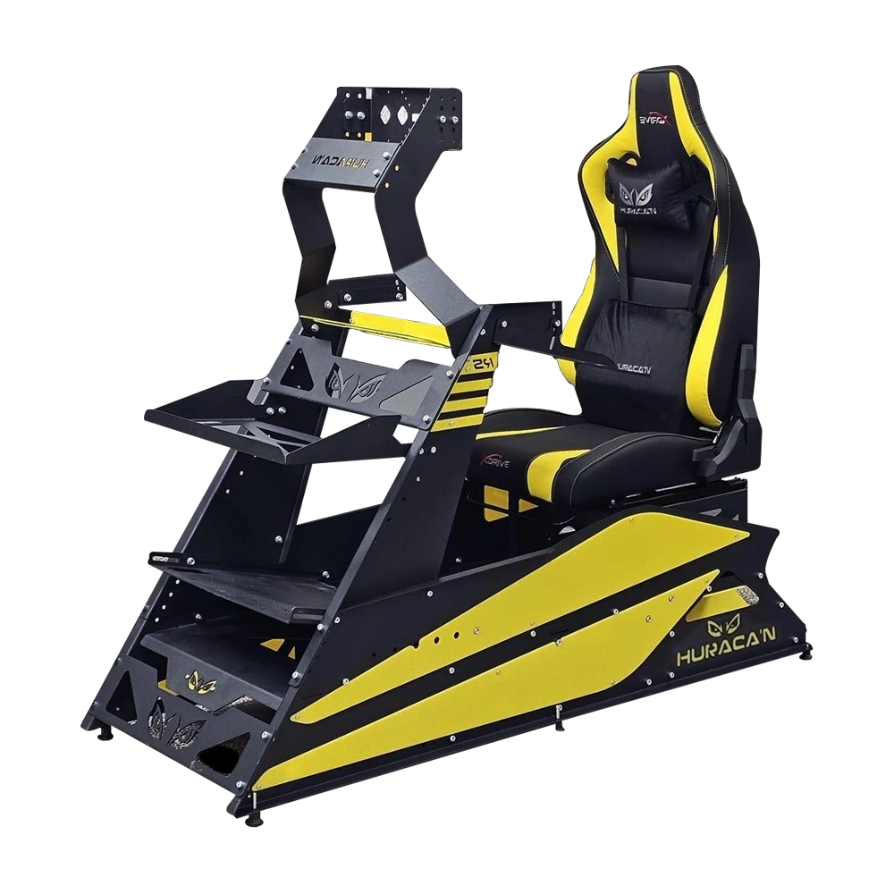 Huracan RS Premium Yarış Simülatörü Kokpiti-Sarı
