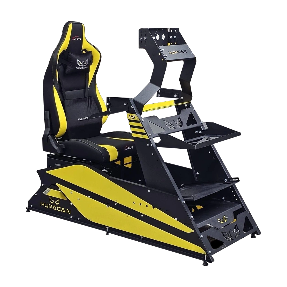 Huracan RS Premium Yarış Simülatörü Kokpiti-Sarı