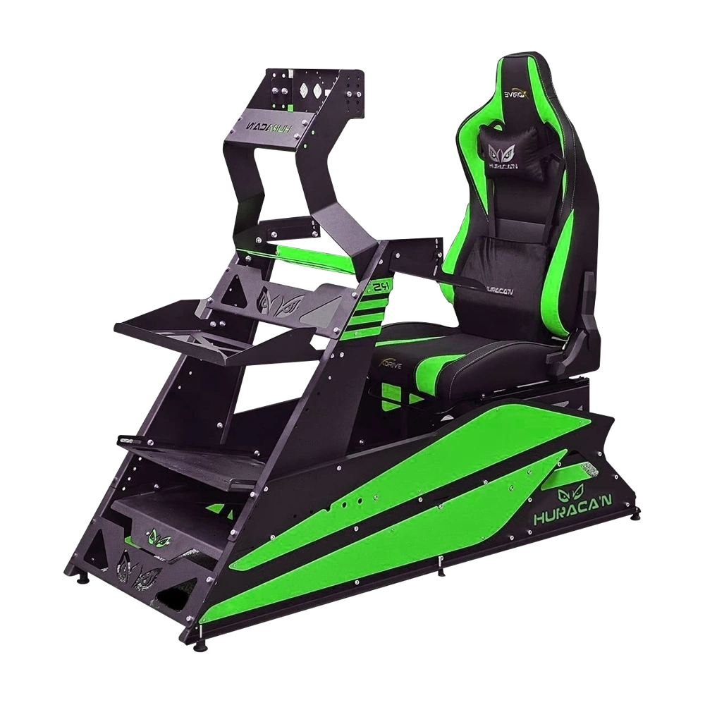 Huracan RS Premium Yarış Simülatörü Kokpiti-Yeşil