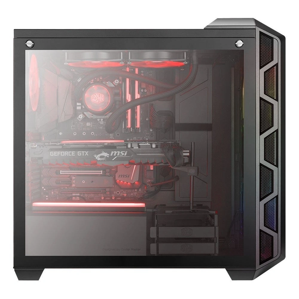 CM MasterCase H500 Mesh, Akrilik Panel, Tempered Glass 2x200mm ARGB Led Fanlı MidTower Kasa