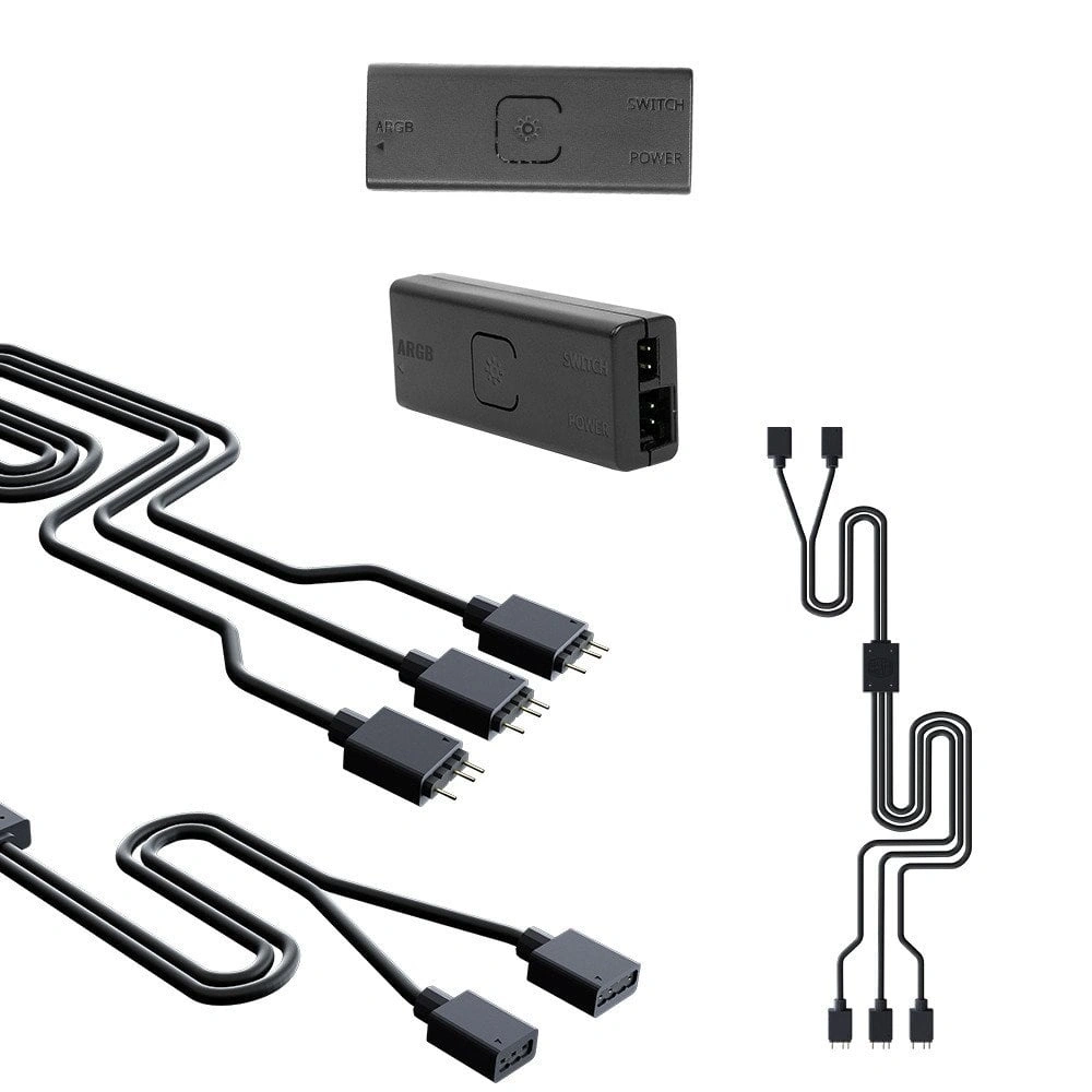 CM MasterCase H500 Mesh, Akrilik Panel, Tempered Glass 2x200mm ARGB Led Fanlı MidTower Kasa