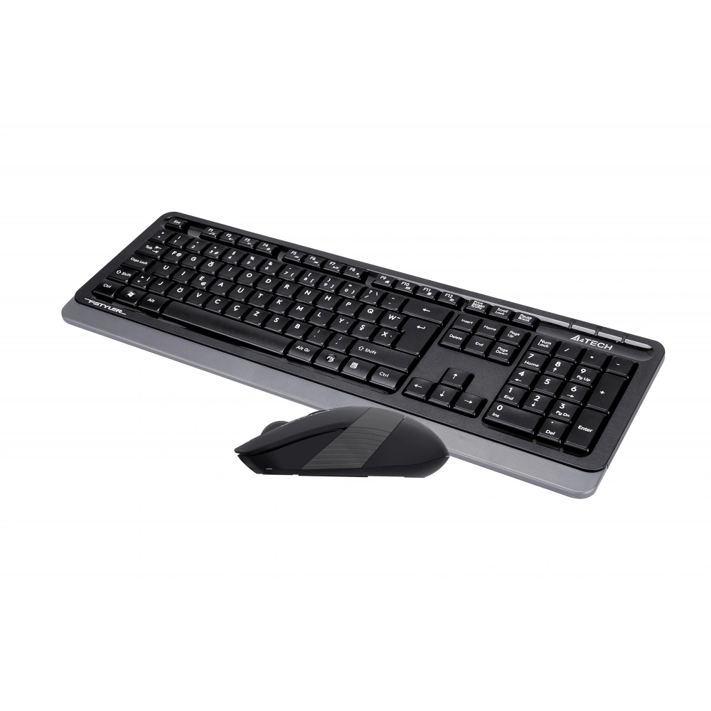 A4 TECH FG1010 F USB GRİ KLAVYE+MOUSE KABLOSUZ SET