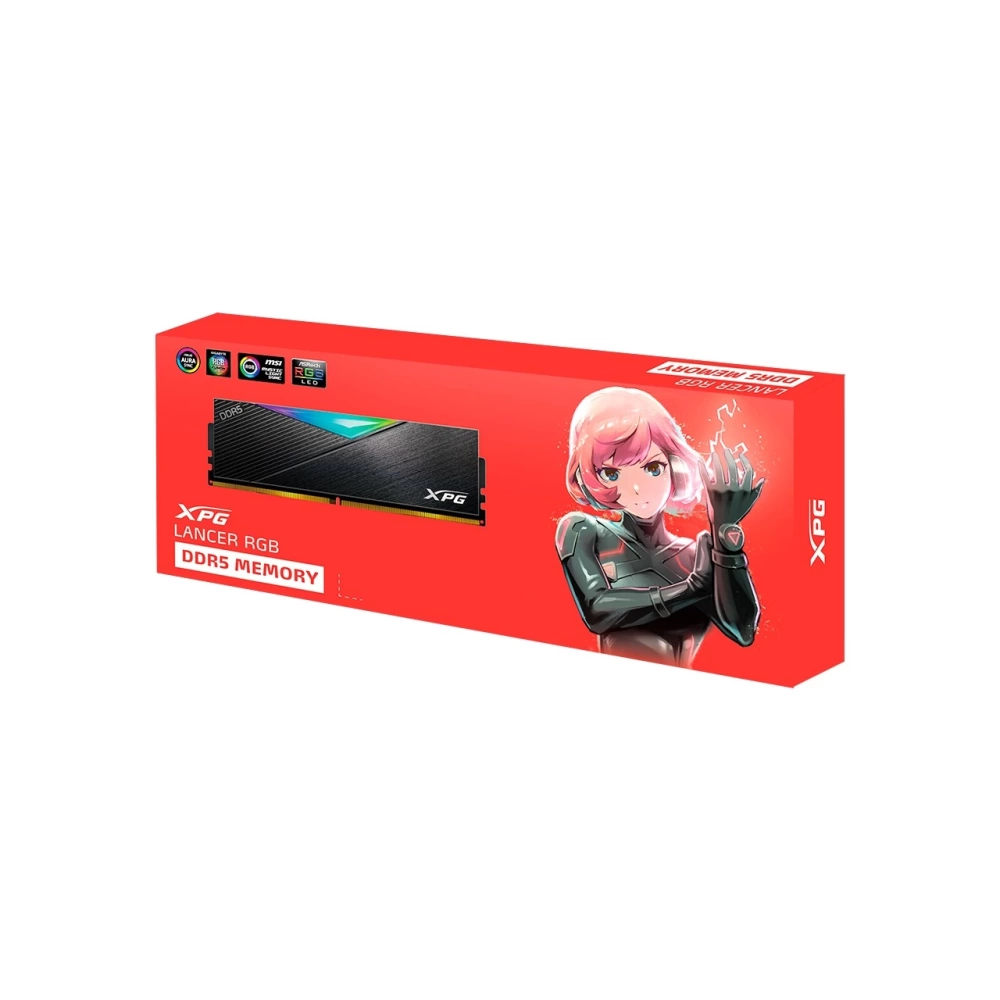 Adata XPG Lancer RGB 16GB 6000 MHz DDR5 CL30 Ram - Siyah  AX5U6000C3016G-CLARBK