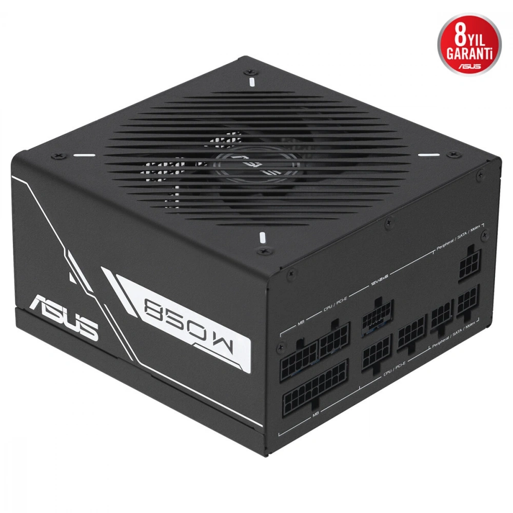 ASUS PRIME 850G 850W GOLD 80 PLUS FULL MODULER GAMIN GÜÇ KAYNAĞI