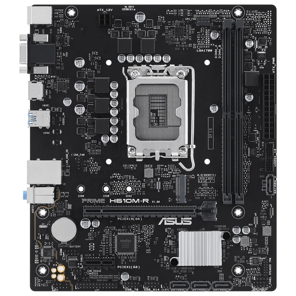 ASUS PRIME H610M-R D5-SI  DDR5  MATX 1700P