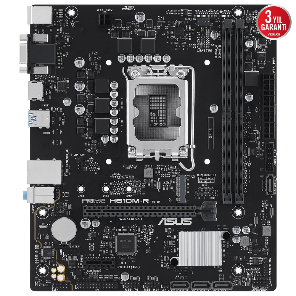 ASUS PRIME H610M-R D5-SI  DDR5  MATX 1700P