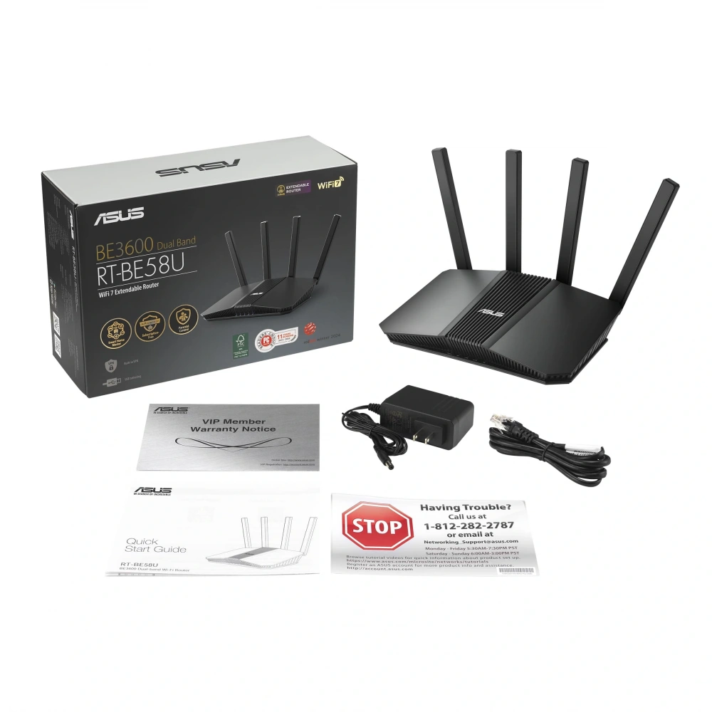 ASUS RT-BE58U WIFI7 BE3600 ROUTER
