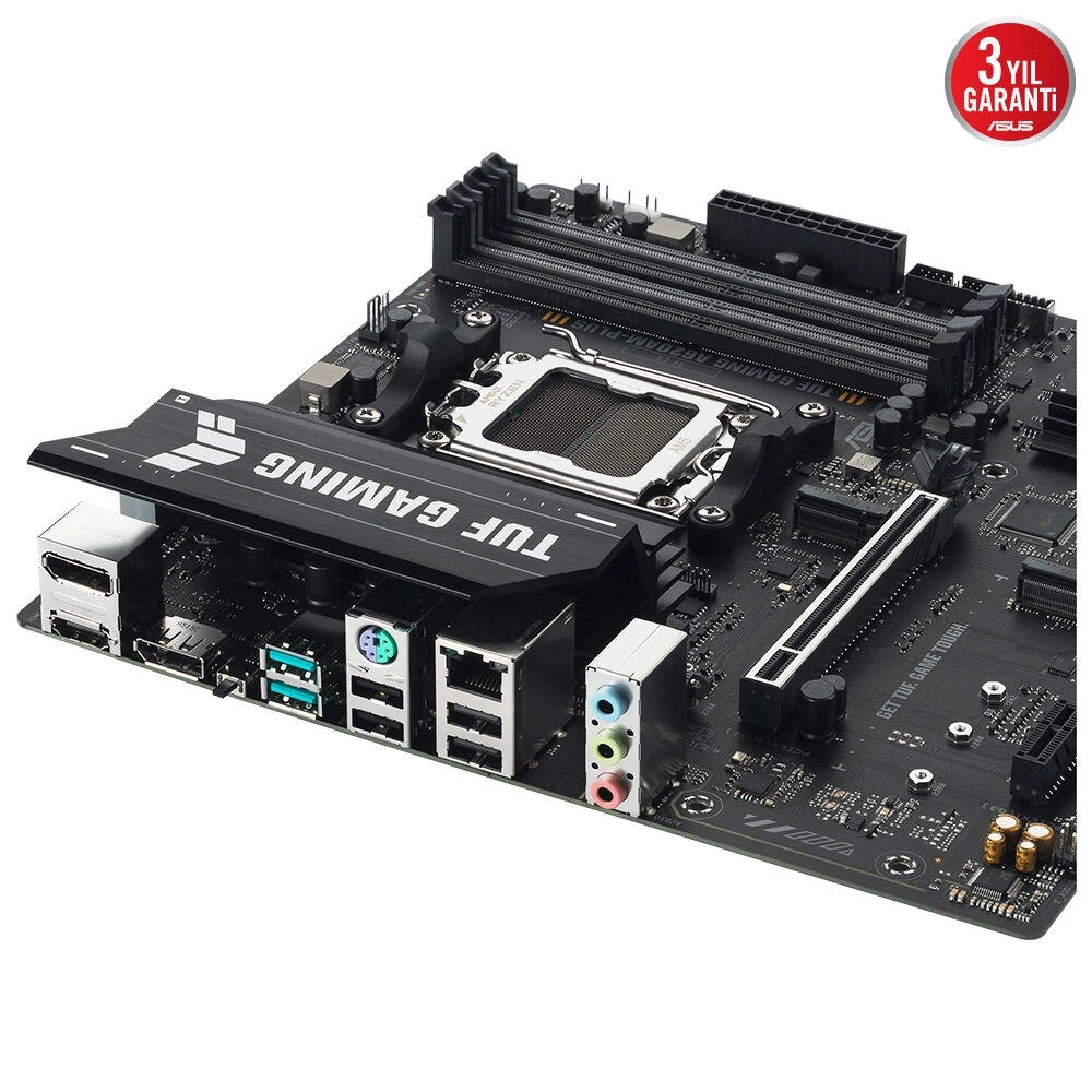 ASUS TUF GAMING A620AM-PLUS 7600MHZ(OC) DDR5 2xDP HDMI ÇİFT M2 USB3.2 AURA RGB 2.5GBİT LAN mATX