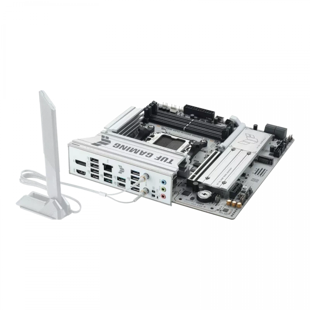 ASUS TUF GAMING B850M-PLUS WIFI 7 AMD ANAKART BEYAZ