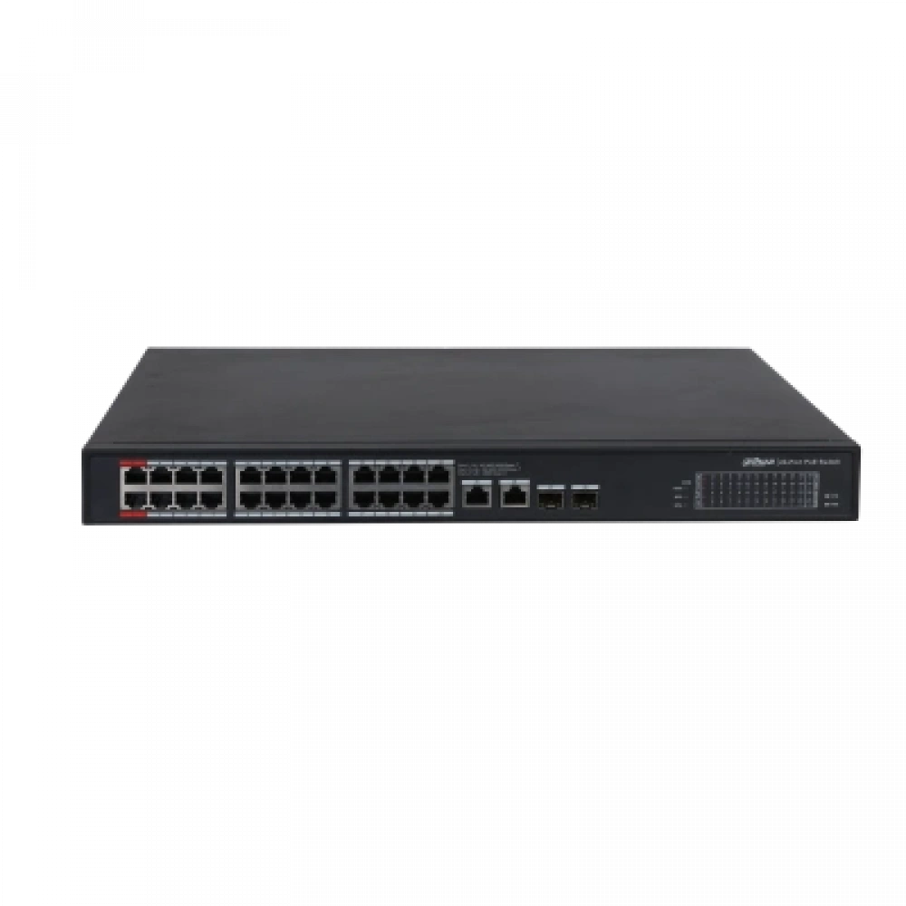 DAHUA PFS3228-24GT-360 24 PORT 24XGE-2XGE-2XGE/SFP 360W POE SWİTCH