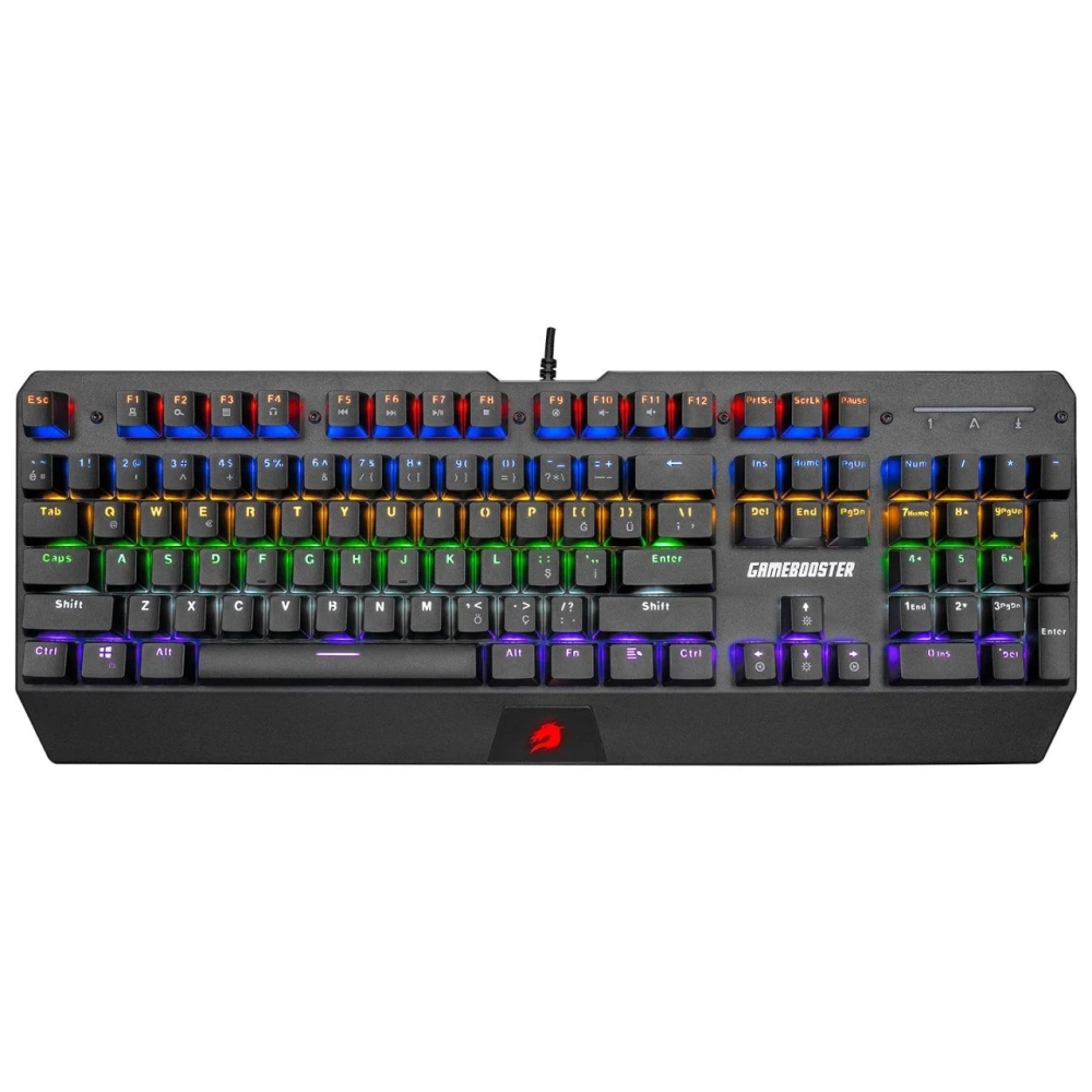 GAMEBOOSTER G5R DEFENDER RAİNBOW AYDINLATMALI MEKANİK OYUN KLAVYESİ