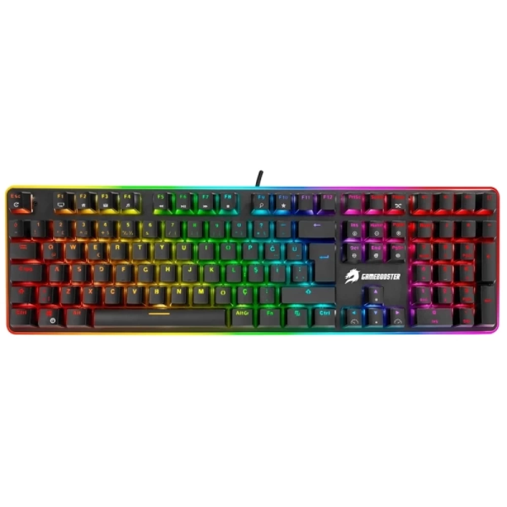 GAMEBOOSTER G99 VİGOR RGB BLUE OPTİK SWİTCH SU GEÇİRMEZ MEKANİK SİYAH GAMİNG KLAVYE