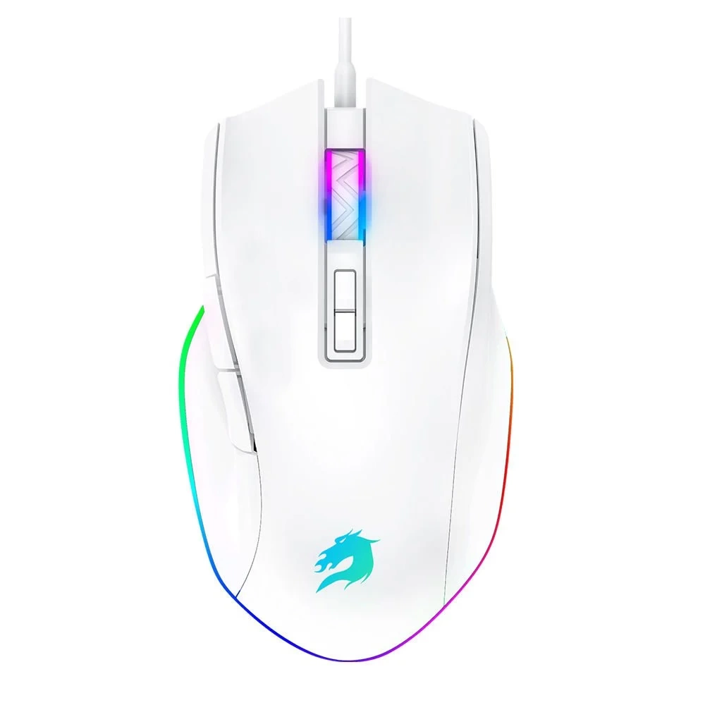 GAMEBOOSTER M16 MYTH RGB AYDINLATMALI BEYAZ PROFESYONEL GAMİNG MOUSE