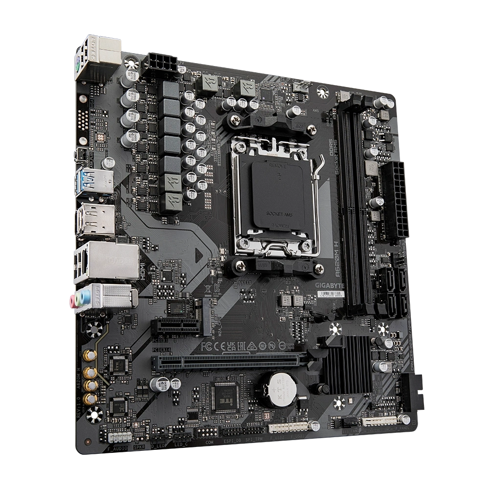GIGABYTE A620M H DDR5 6400(OC) HDMI DP MATX AM5