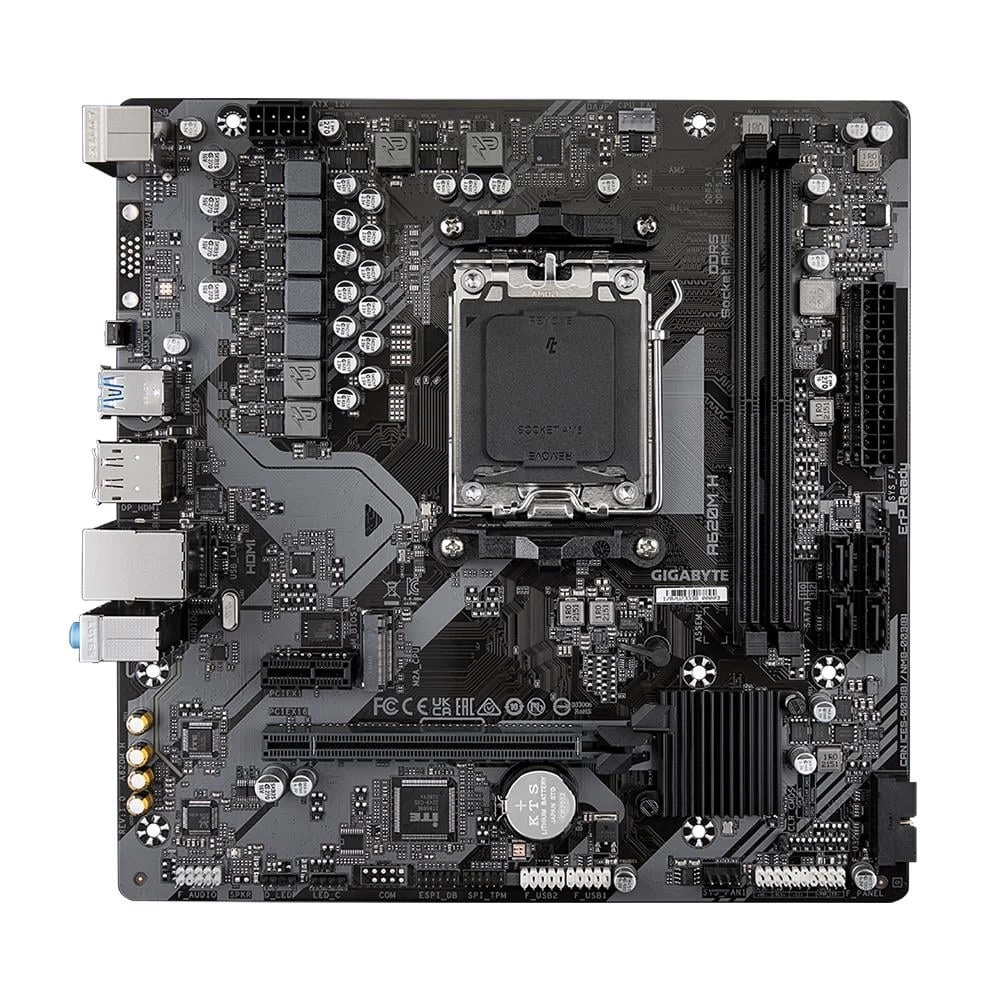 GIGABYTE A620M H DDR5 6400(OC) HDMI DP MATX AM5
