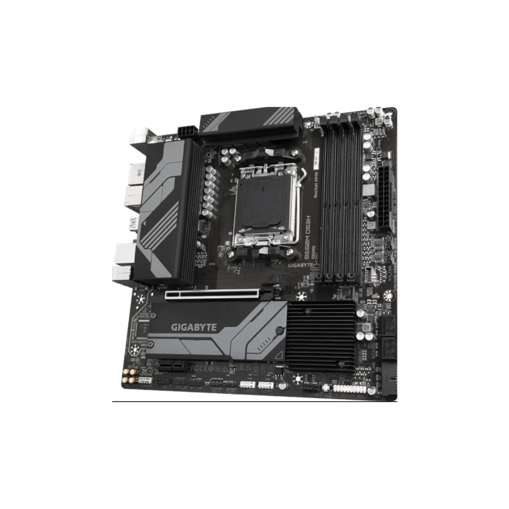 Gigabyte B650M DS3H 6400 MHz (O.C.) DDR5 AM5 mATX Anakart