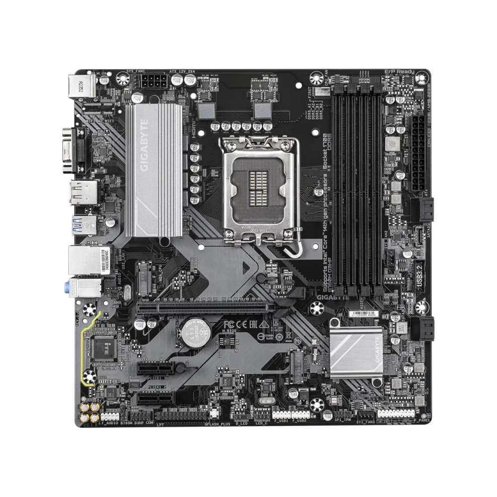 Gıgabyte B760M 5600MHZ(OC)  DDR5 1700 Pin  Matx Anakart
