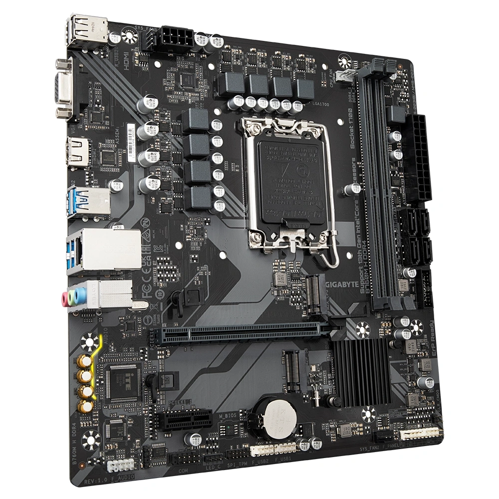 GIGABYTE B760M H DDR4 M.2 HDMI MATX 1700P