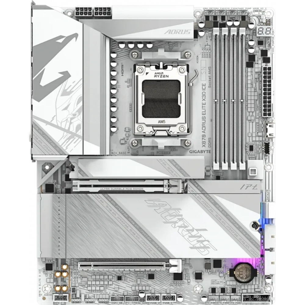 GIGABYTE X870 A ELITE X ICE AMD ANAKART