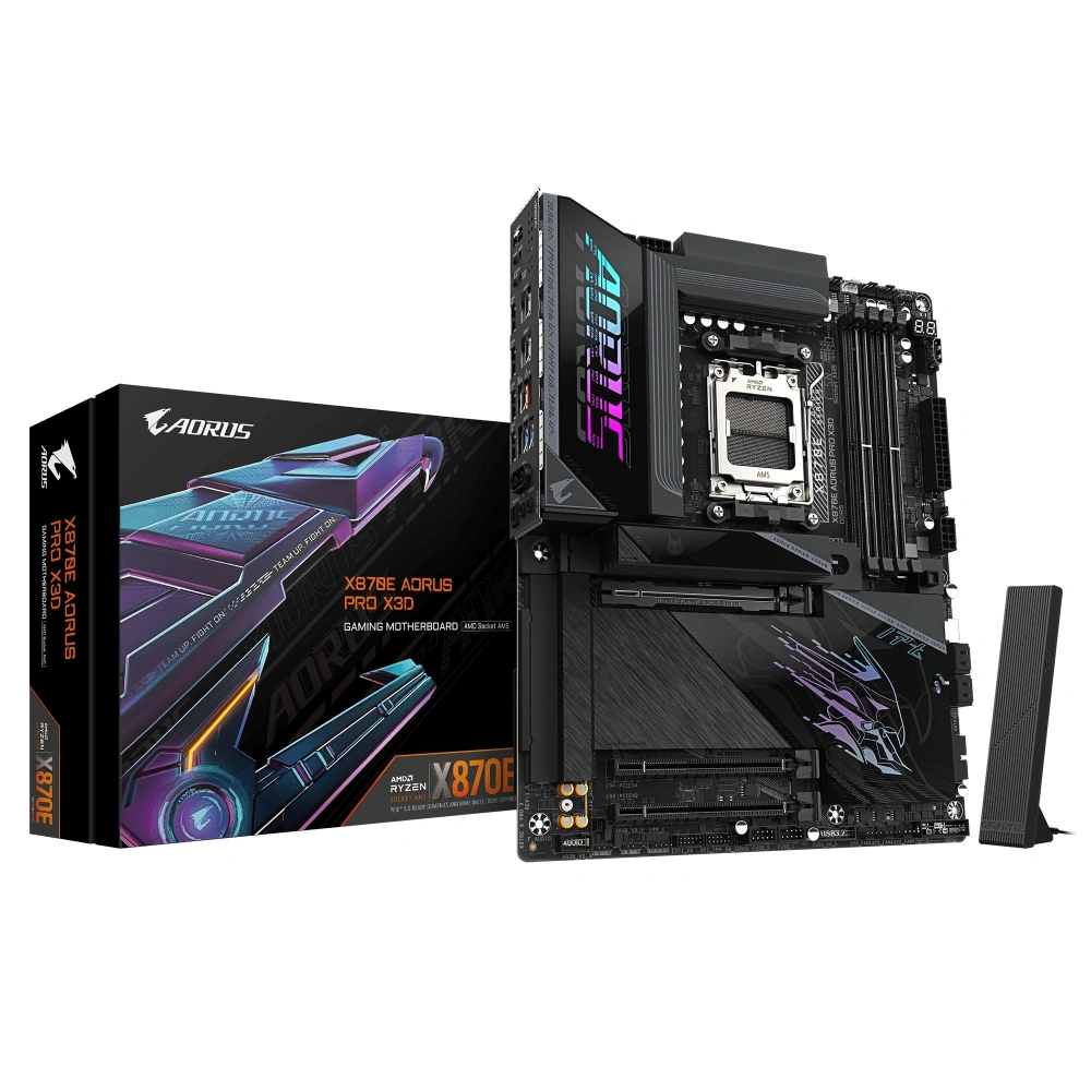 GIGABYTE X870E AORUS PRO X3D DDR5 M.2 HDMI DP ATX AM5