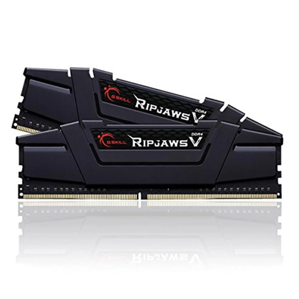 GSKILL RİPJAWSV SİYAH DDR4-3200MHZ CL16 16GB (2X8GB) DUAL (16-18-18-38) 1.35V