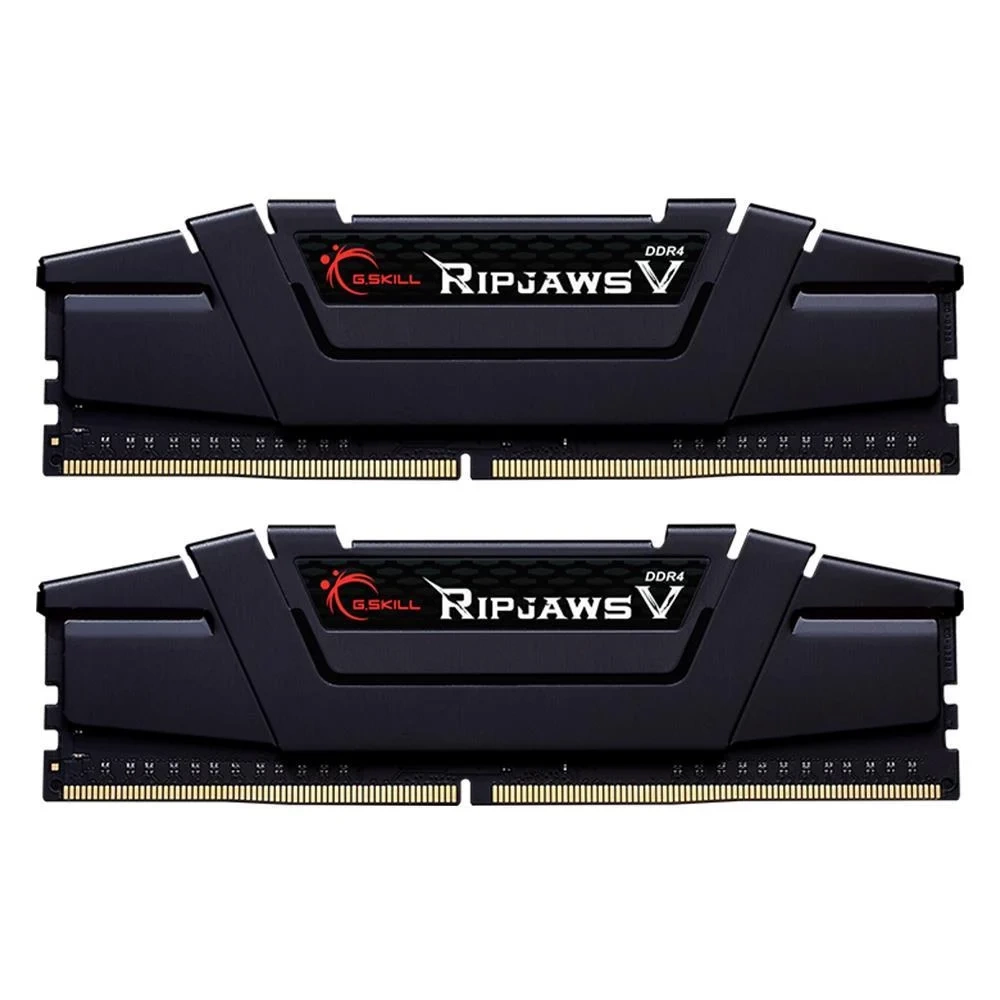 GSKILL RİPJAWSV SİYAH DDR4-3200MHZ CL16 16GB (2X8GB) DUAL (16-18-18-38) 1.35V