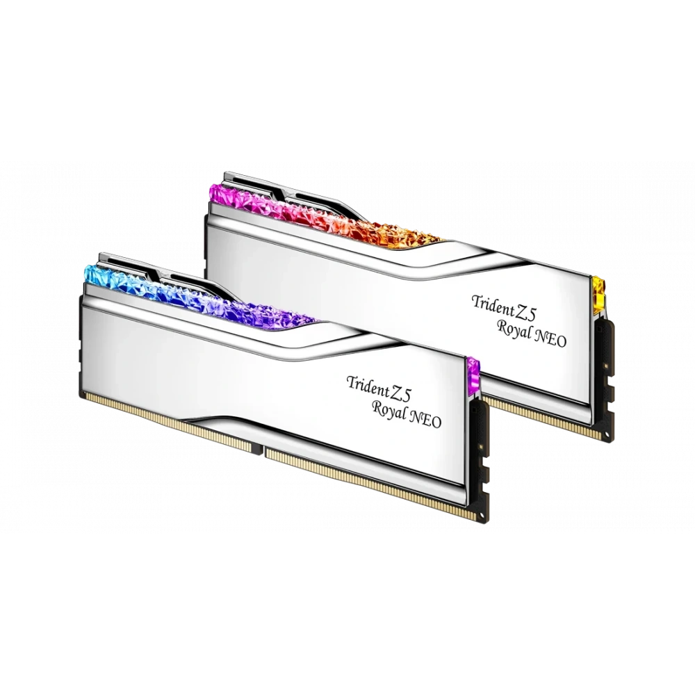 GSKILL TZ5 Neo Royal Silver RGB DDR5-6000Mhz CL30 96GB (2X48GB) DUAL (30-36-36-96) 1.35V AMD EXPO