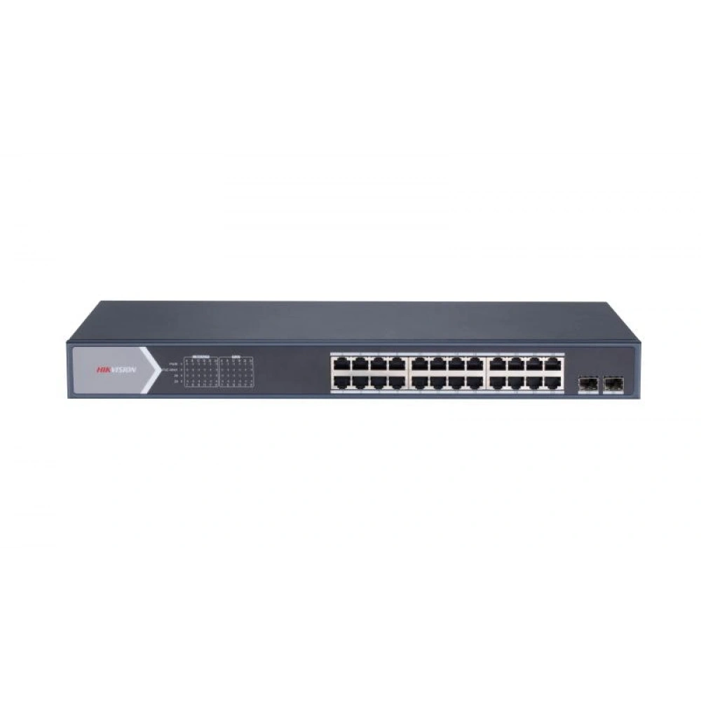 HIKVISION DS-3E1526P-SI 24XGE+2XGE/SFP FULL GİGABİT YÖNETİLEBİLR 370W POE SWİTCH