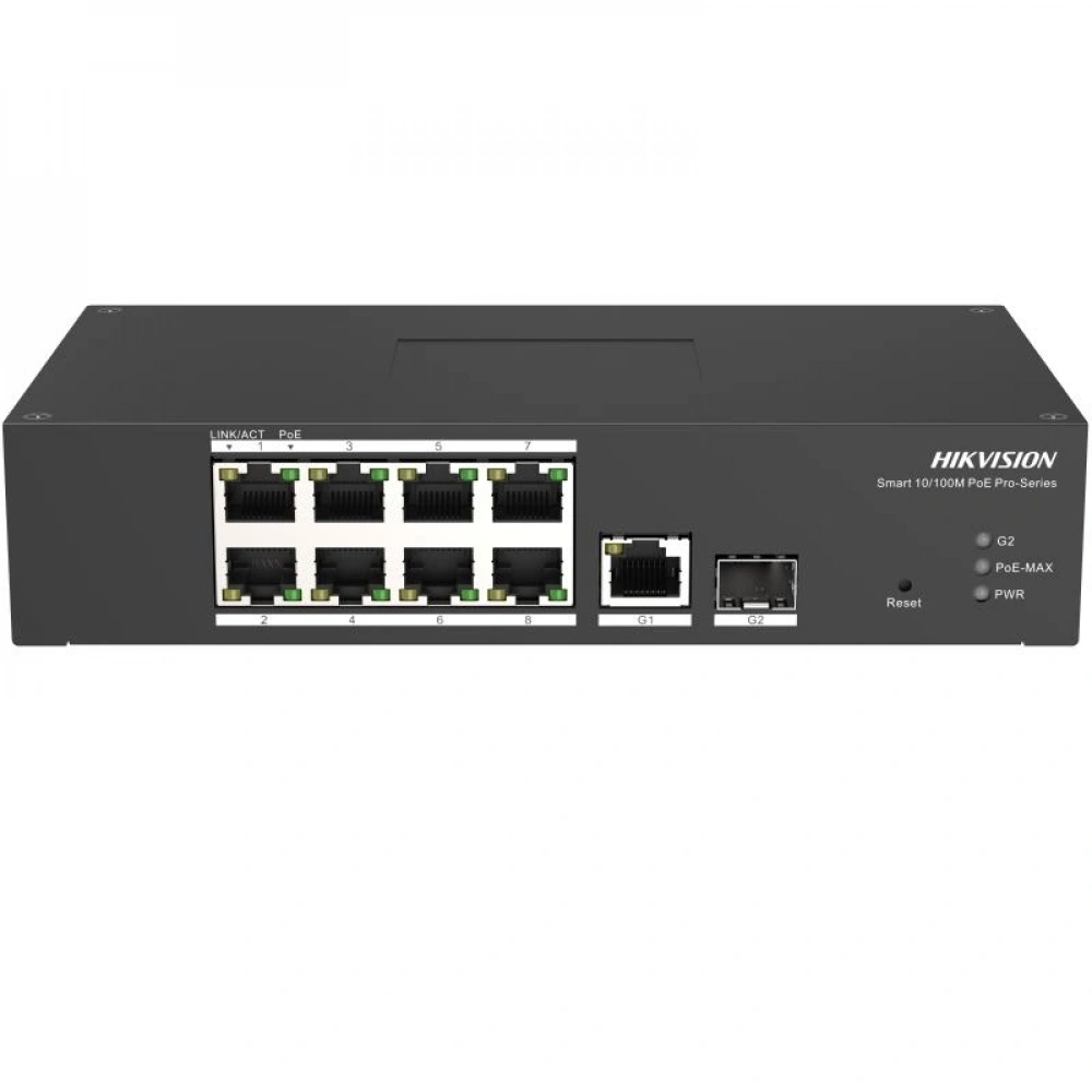 HIKVISION DS-3T1310P-SI/HS 8XFE+1XGE RJ45 MEGABİT 110W POE SWİTCH
