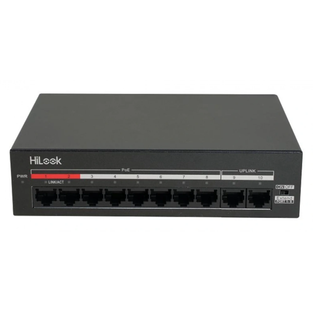HILOOK NS-0110MP-60 8x10/100 MBPS POE RJ45 PORT 2x10/100 MBPS SWİTCH