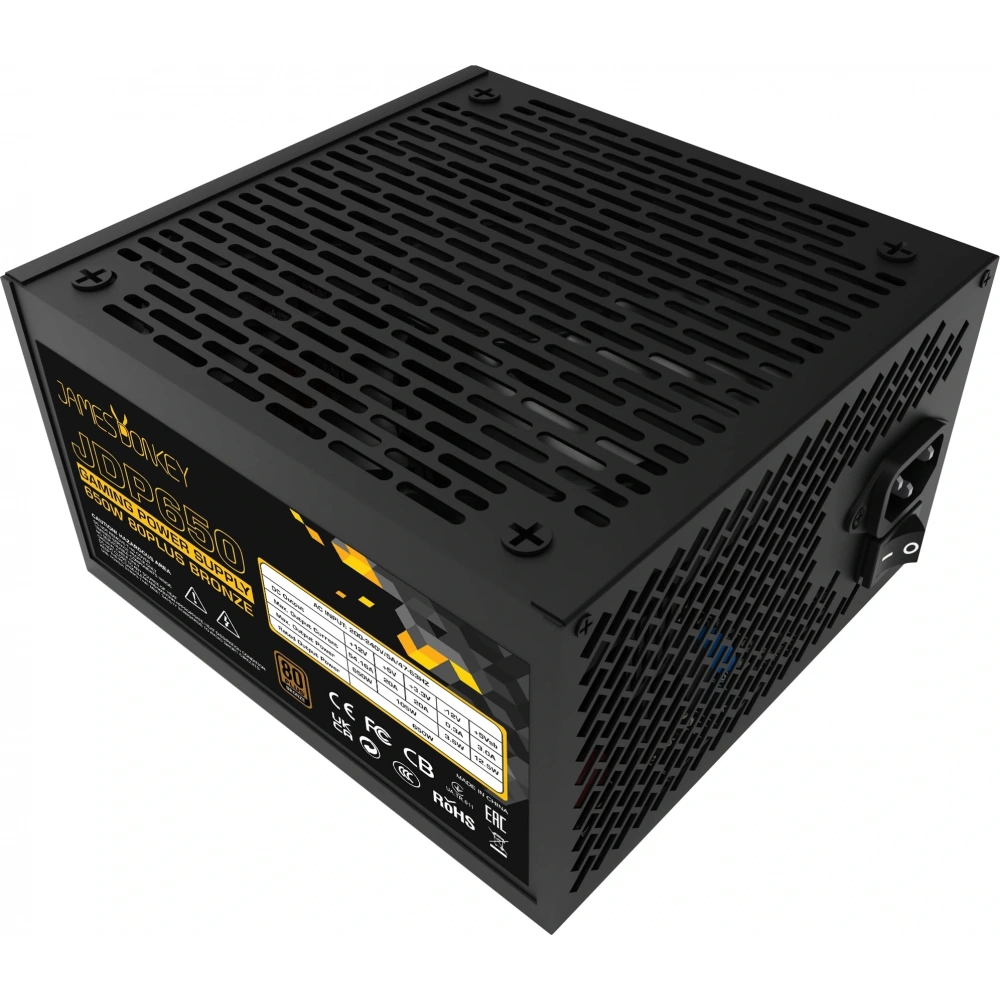 JAMES DONKEY JDP650 APFC 12CM 80+ BRONZE 650W PSU