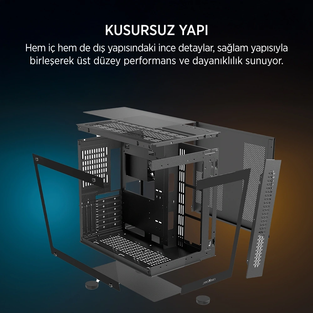 JAMES DONKEY STARK S800 4X ARGB BLACK KASA 650W